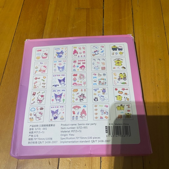 Sticker Cinnamoroll/Kuromi/Pompompurin/My MelodyWaterproof Stationery Sticker - Picture 6 of 7